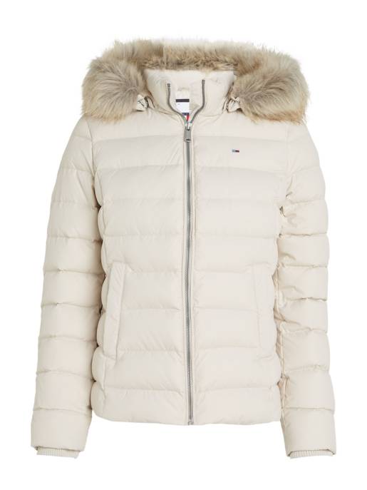 TOMMY JEANS Daunenjacke mit Kapuze