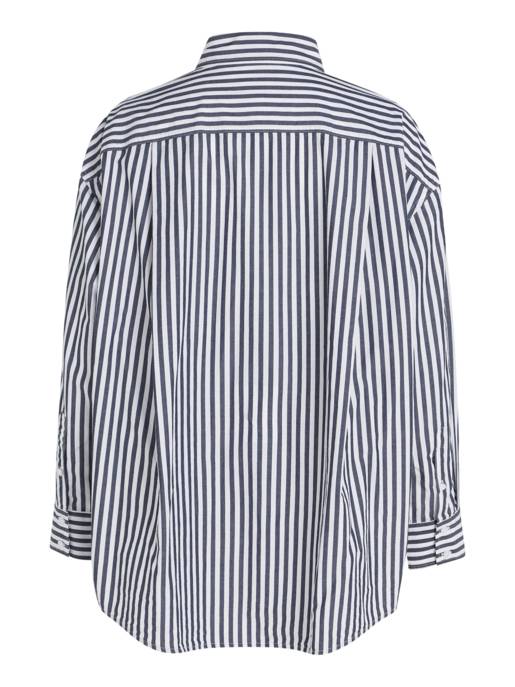 TOMMY JEANS Gestreiftes Baumwollhemd