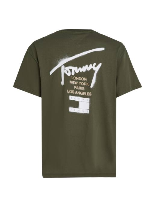 TOMMY JEANS Graffiti Signatur T-Shirt