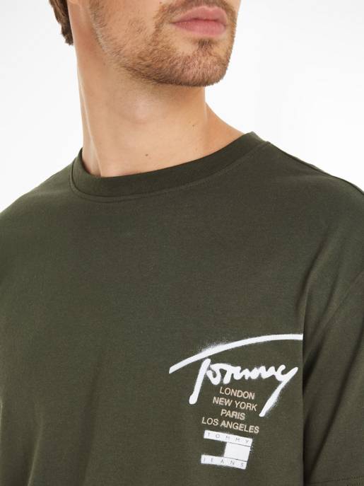 TOMMY JEANS Graffiti Signatur T-Shirt