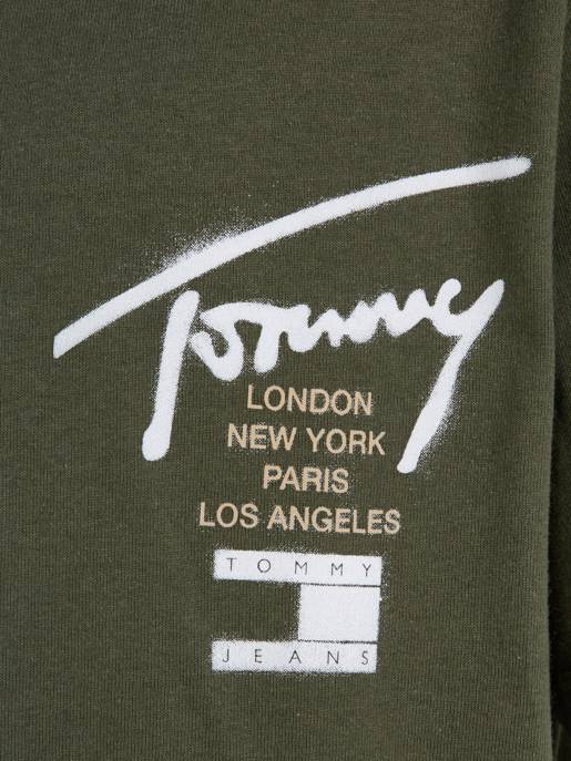 TOMMY JEANS Graffiti Signatur T-Shirt