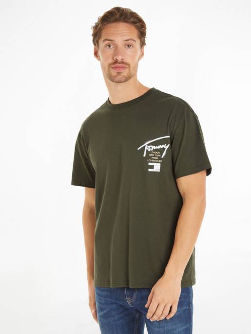 TOMMY JEANS Graffiti Signatur T-Shirt