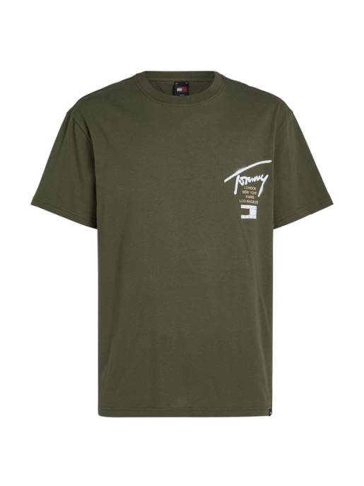 TOMMY JEANS Graffiti Signatur T-Shirt