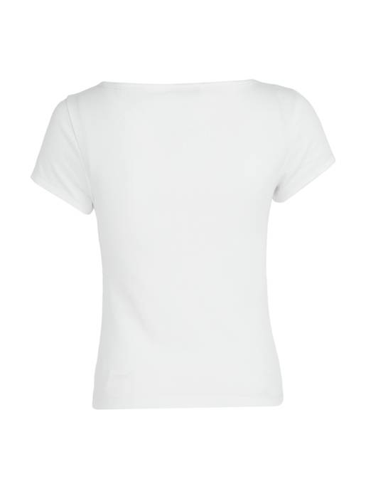 TOMMY JEANS Henley-Top Mit Knopfleiste