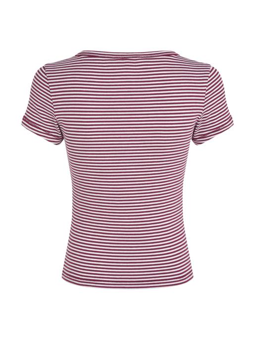 TOMMY JEANS Henley V-Ausschnitt T-Shirt