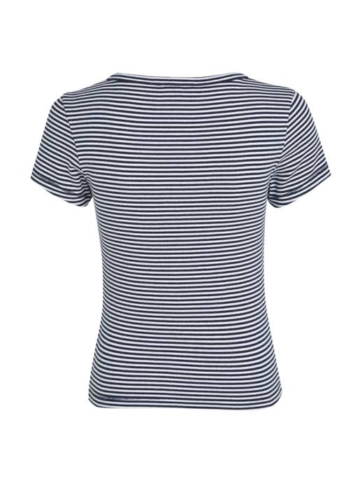 TOMMY JEANS Henley V-Ausschnitt T-Shirt
