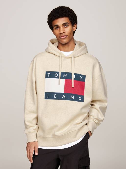 TOMMY JEANS Hoodie mit Kapuze und Kordelzug