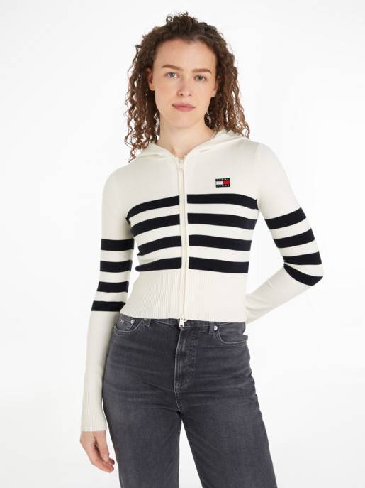 TOMMY JEANS Kapuzen-Sweatshirt Mit Reißverschluss