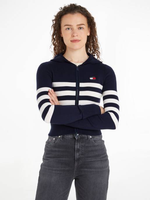 TOMMY JEANS Kapuzen-Sweatshirt Mit Reißverschluss