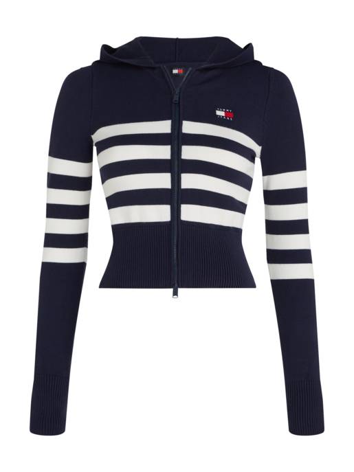 TOMMY JEANS Kapuzen-Sweatshirt mit Reißverschluss