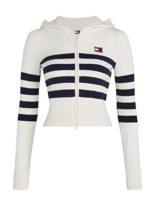 TOMMY JEANS Kapuzen-Sweatshirt mit Reißverschluss