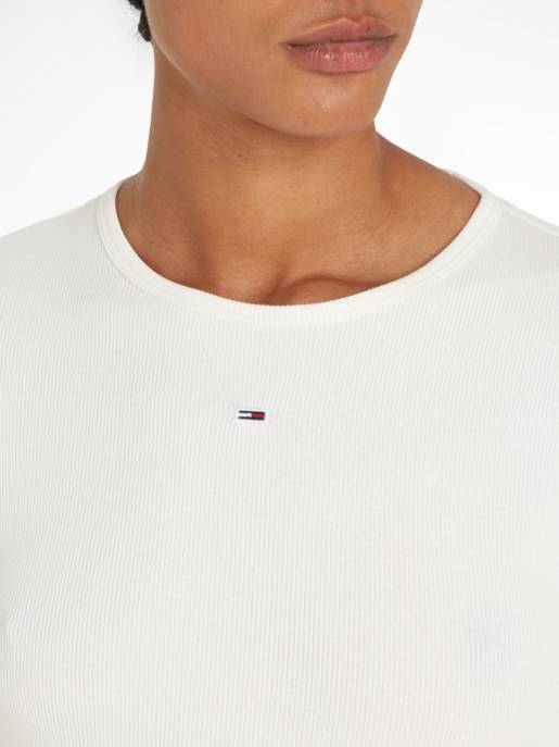 TOMMY JEANS Langarmshirt Mit Rundhalsausschnitt