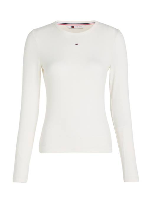TOMMY JEANS Langarmshirt mit Rundhalsausschnitt