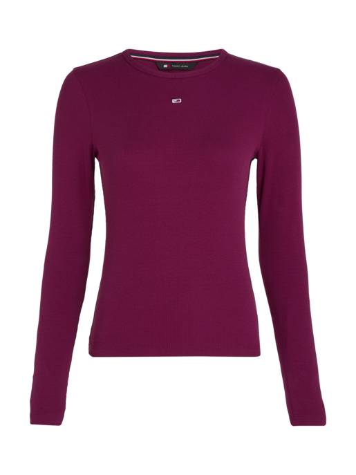TOMMY JEANS Langarmshirt mit Rundhalsausschnitt