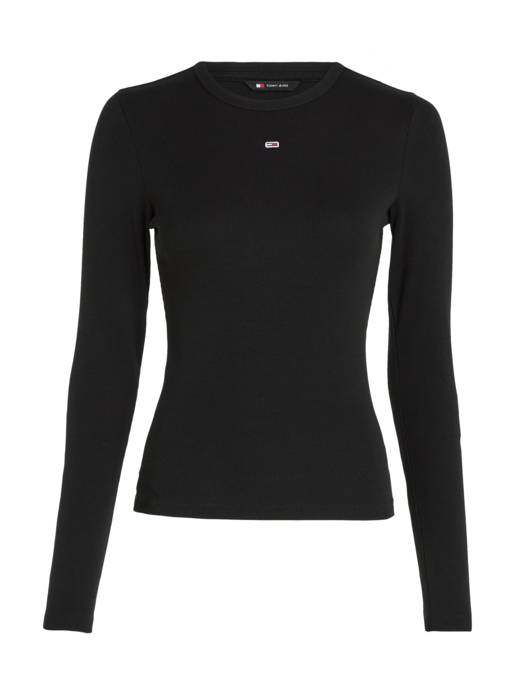 TOMMY JEANS Langarmshirt mit Rundhalsausschnitt