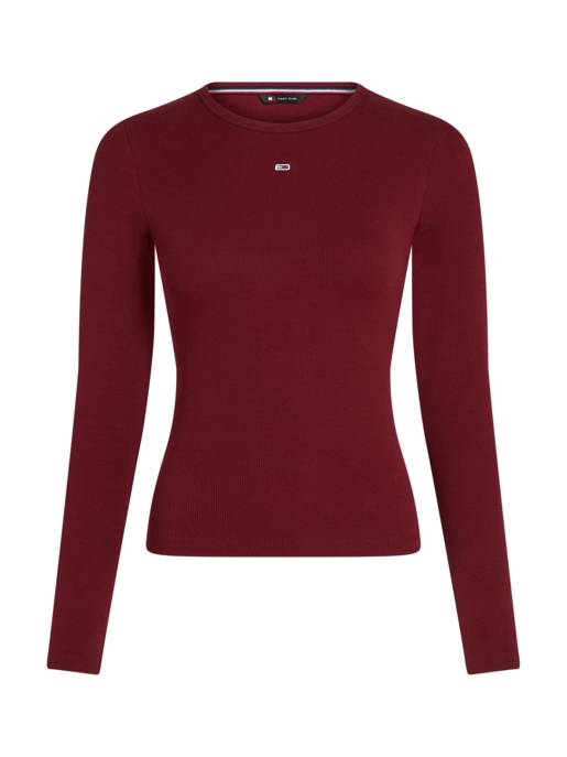 TOMMY JEANS Langarmshirt mit Rundhalsausschnitt