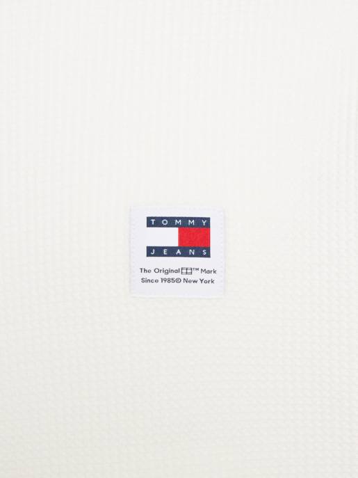TOMMY JEANS Langarmshirt Mit Waffelstruktur