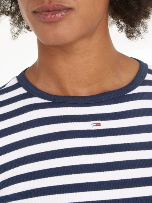 TOMMY JEANS Langarmshirt "Rib Stripe"
