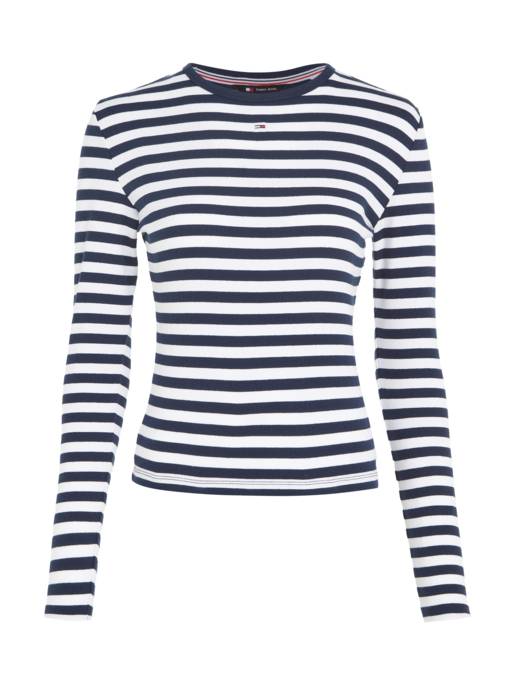 TOMMY JEANS Langarmshirt "Rib Stripe"