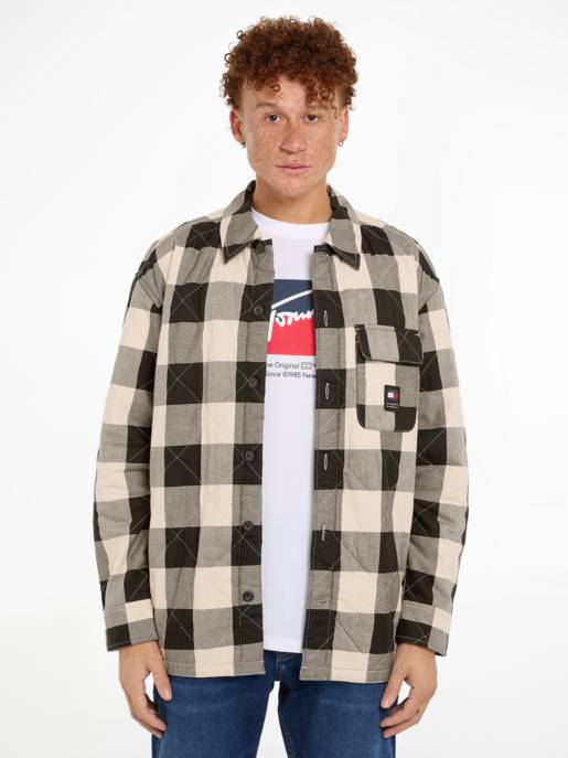 TOMMY JEANS Overshirt Mit Karomuster