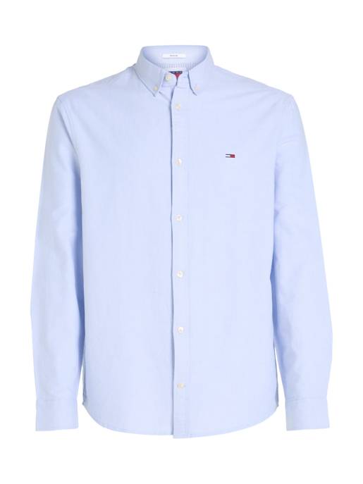 TOMMY JEANS Oxford-Hemd mit Button-Down-Kragen