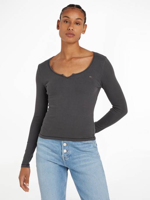 TOMMY JEANS Pullover Mit V-Ausschnitt