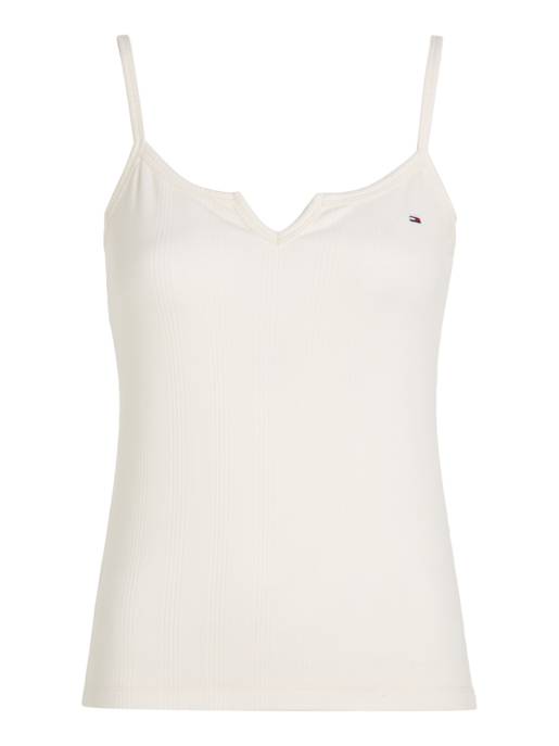 TOMMY JEANS Schlitz-Ausschnitt Top