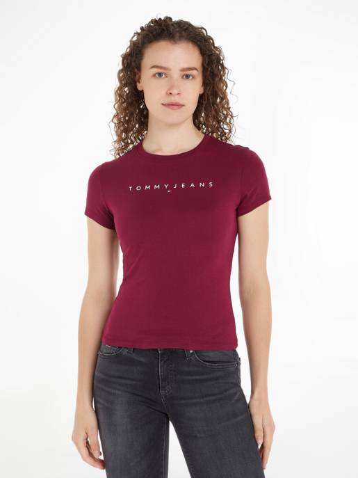 TOMMY JEANS Slim Fit T-Shirt Mit Rundhals
