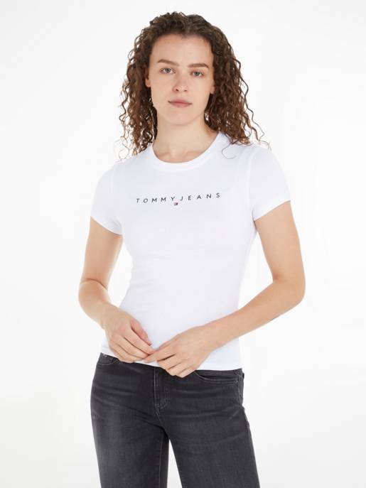 TOMMY JEANS Slim Fit T-Shirt Mit Rundhals