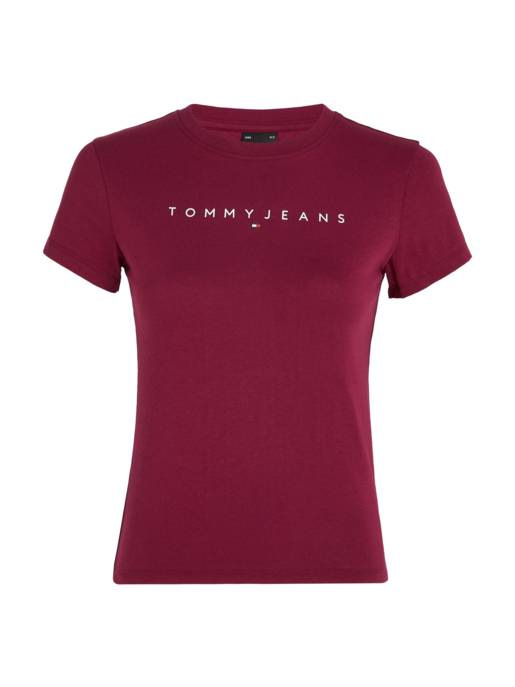 TOMMY JEANS Slim Fit T-Shirt mit Rundhals