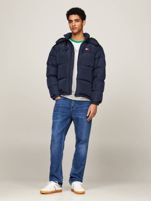 TOMMY JEANS Steppjacke mit abnehmbarer Kapuze