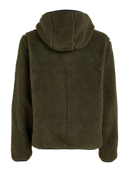 TOMMY JEANS Teddy Fleece Jacke Mit Kapuze