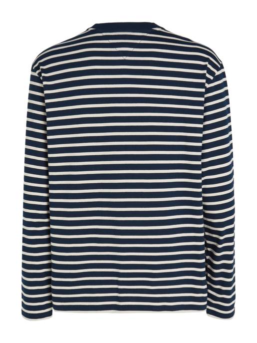 TOMMY JEANS TJM REG BRETON STRIPE LS