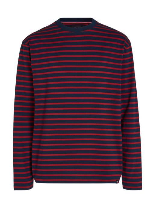 TOMMY JEANS TJM REG BRETON STRIPE LS