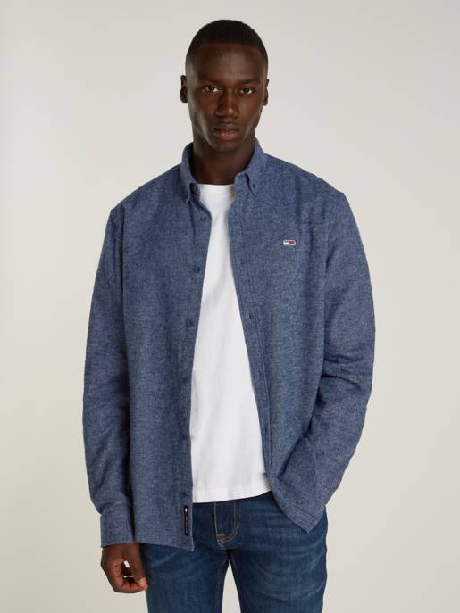 TOMMY JEANS TJM REG GRINDLE FLANNEL SHIRT