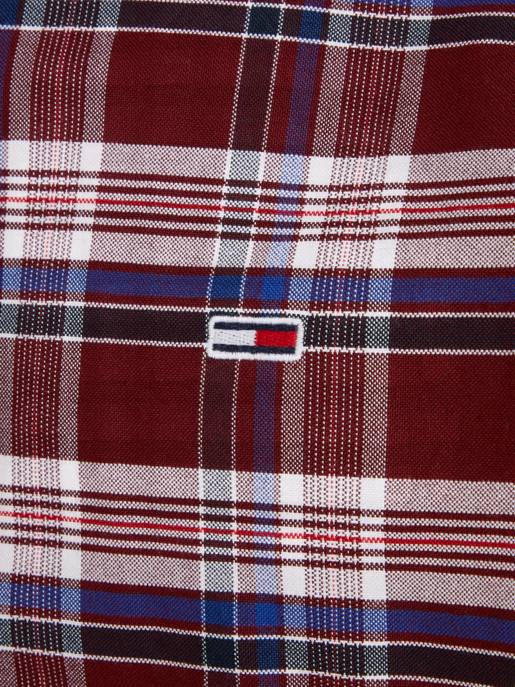 TOMMY JEANS TJM REG OXFORD CHECK SHIRT