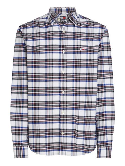 TOMMY JEANS TJM REG OXFORD CHECK SHIRT