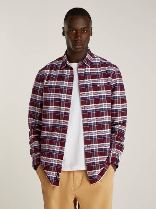 TOMMY JEANS TJM REG OXFORD CHECK SHIRT