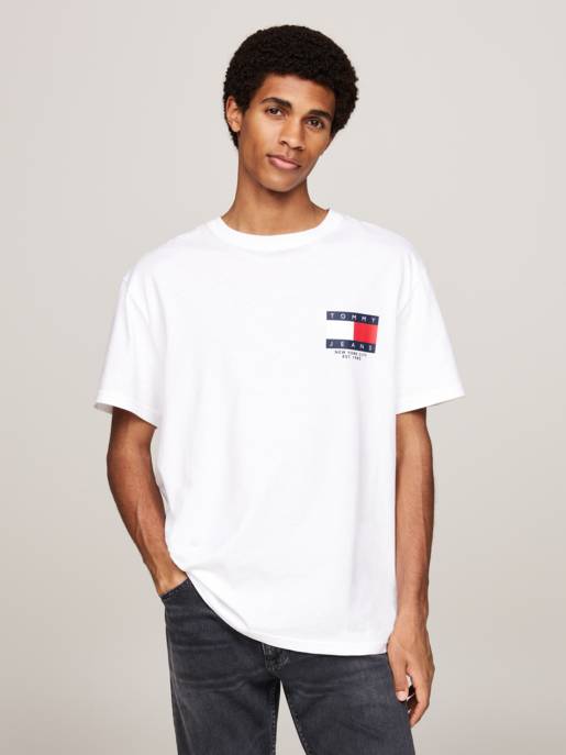 TOMMY JEANS TJM REG RWB SIG FLAG TEE EXT