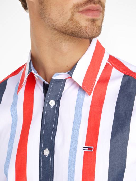 TOMMY JEANS TJM RLX STRIPES SHIRT
