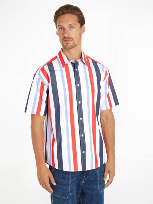 TOMMY JEANS TJM RLX STRIPES SHIRT