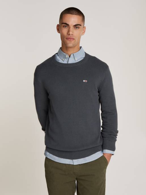 TOMMY JEANS TJM SLIM ESSNTLS C-NECK SWEATER