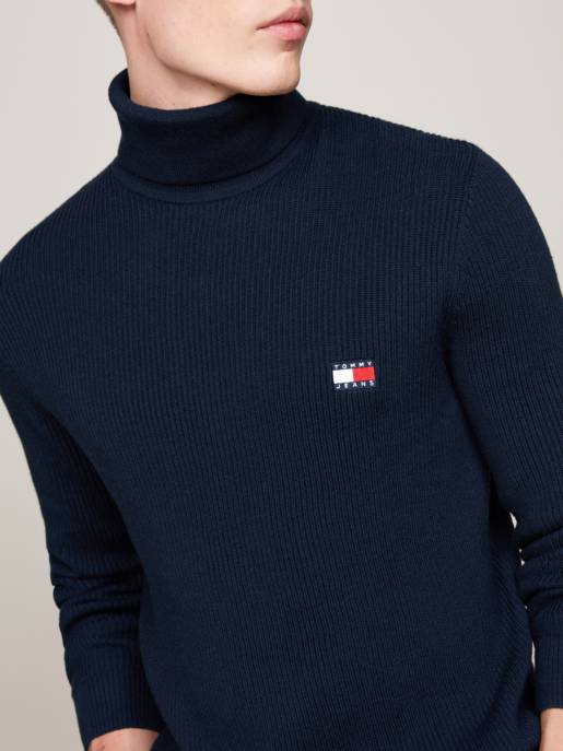TOMMY JEANS TJM SLIM XS BADGE ROLLNECK