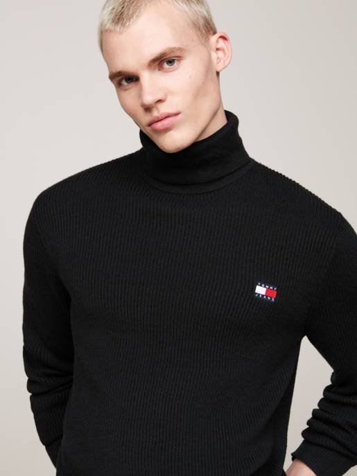 TOMMY JEANS TJM SLIM XS BADGE ROLLNECK