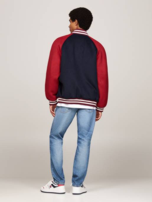 TOMMY JEANS TJM WOOL BLEND CREST BOMBER
