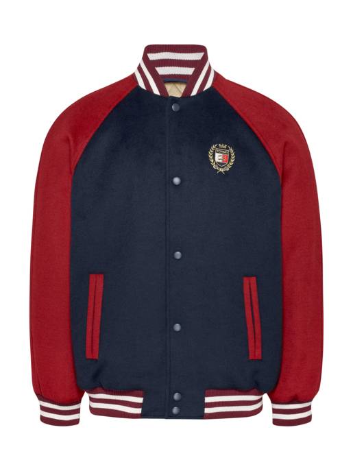 TOMMY JEANS TJM WOOL BLEND CREST BOMBER