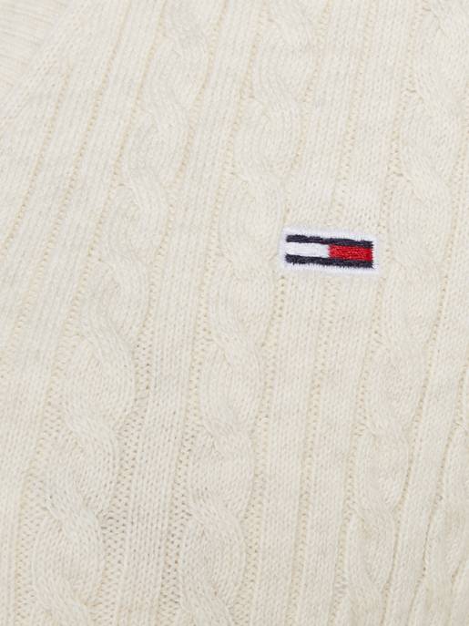 TOMMY JEANS TJW CABLE ESSENTIAL CARDIGAN