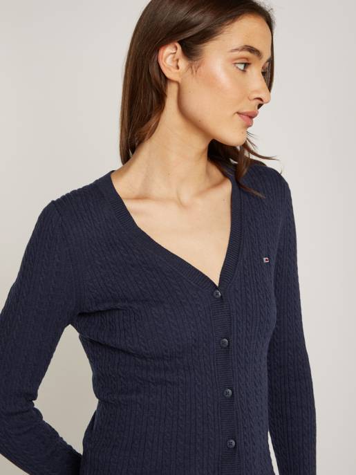TOMMY JEANS TJW CABLE ESSENTIAL CARDIGAN