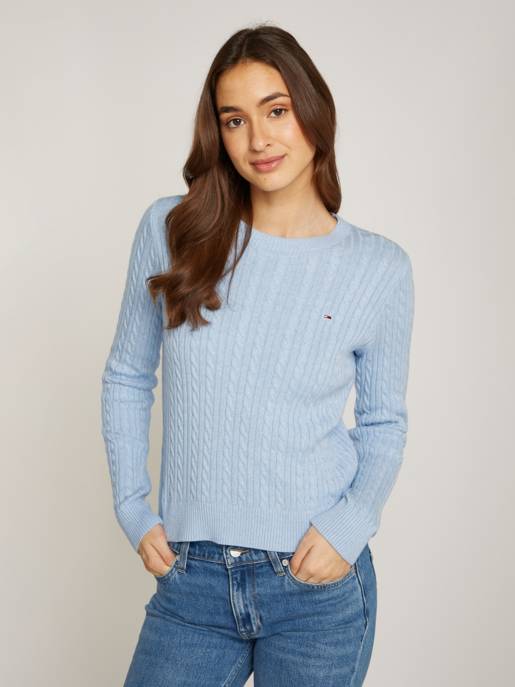TOMMY JEANS TJW CABLE ESSENTIAL SWEATER