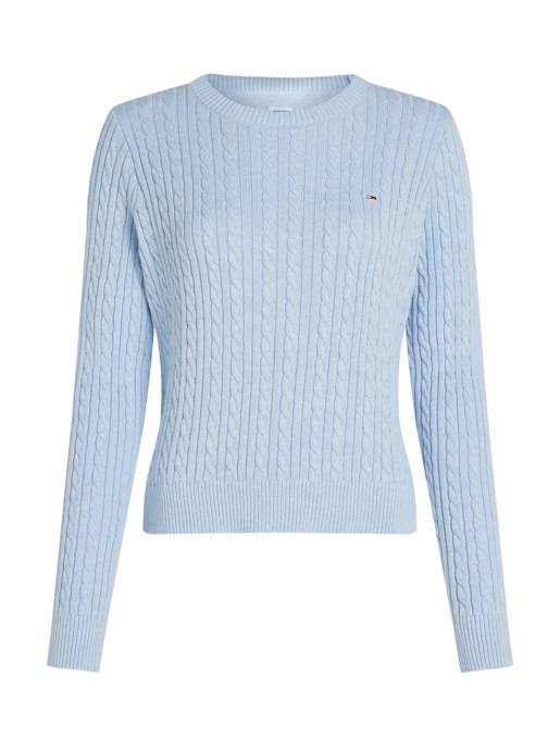 TOMMY JEANS TJW CABLE ESSENTIAL SWEATER
